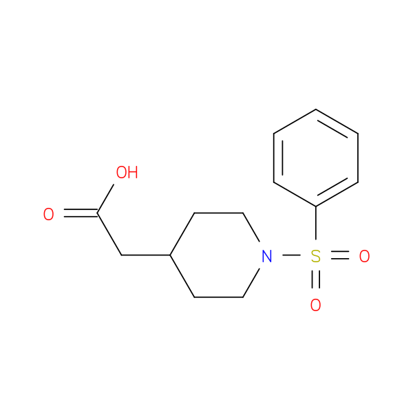 [1-(Phenylsulfonyl)piperidin-4-yl]acetic acid