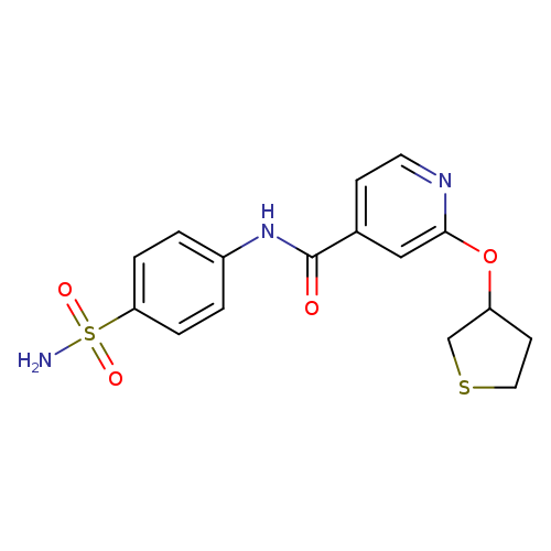 N-(4-sulfamoylphenyl)-2-(thiolan-3-yloxy)pyridine-4-carboxamide