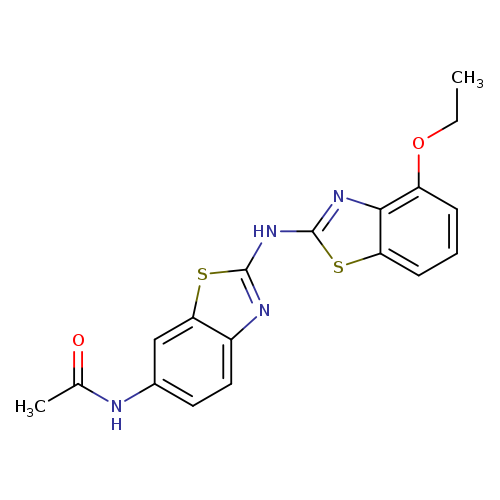 N-{2-[(4-ethoxy-1,3-benzothiazol-2-yl)amino]-1,3-benzothiazol-6-yl}acetamide