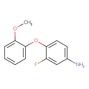 3-Fluoro-4-(2-methoxyphenoxy)aniline
