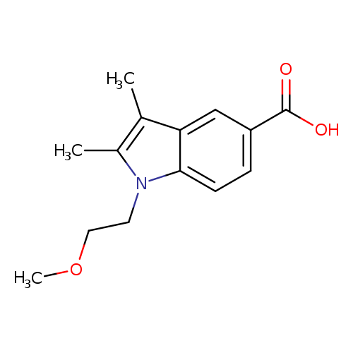 1-(2-methoxyethyl)-2,3-dimethyl-1H-indole-5-carboxylic acid