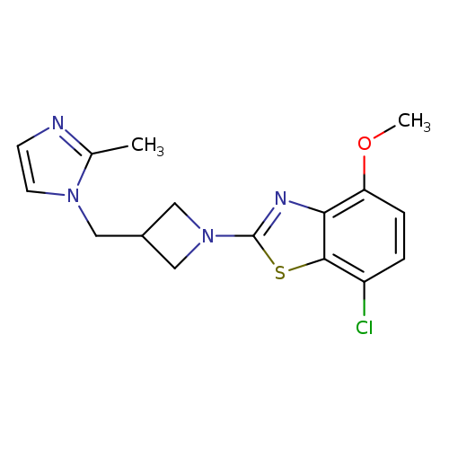 7-chloro-4-methoxy-2-{3-[(2-methyl-1H-imidazol-1-yl)methyl]azetidin-1-yl}-1,3-benzothiazole