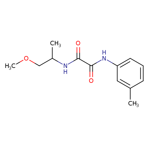 N-(1-methoxypropan-2-yl)-N'-(3-methylphenyl)ethanediamide