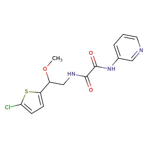 N-[2-(5-chlorothiophen-2-yl)-2-methoxyethyl]-N'-(pyridin-3-yl)ethanediamide
