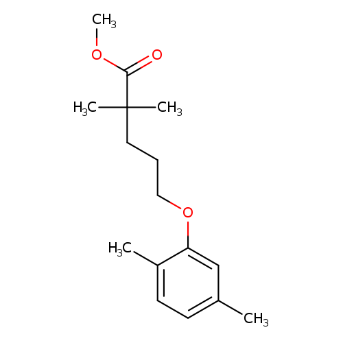 Pentanoic acid, 5-(2,5-dimethylphenoxy)-2,2-dimethyl-, methyl ester