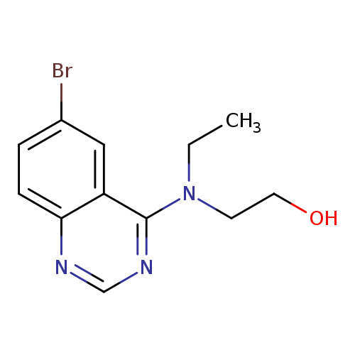 Ethanol, 2-[(6-bromo-4-quinazolinyl)ethylamino]-