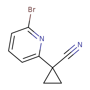 1-(6-Bromopyridin-2-yl)cyclopropanecarbonitrile