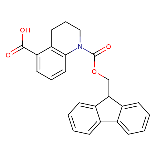 1-[(9H-FLUOREN-9-YLMETHOXY)CARBONYL]-1,2,3,4-TETRAHYDROQUINOLINE-5-CARBOX+