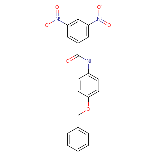 N-[4-(benzyloxy)phenyl]-3,5-dinitrobenzamide