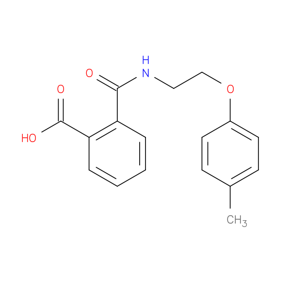 2-(([2-(4-Methylphenoxy)ethyl]amino)carbonyl)benzoic acid
