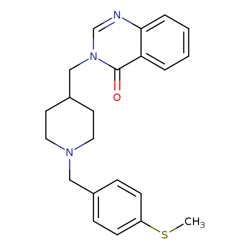 3-[(1-{[4-(methylsulfanyl)phenyl]methyl}piperidin-4-yl)methyl]-3,4-dihydroquinazolin-4-one