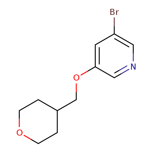 3-Bromo-5-[(oxan-4-yl)methoxy]pyridine