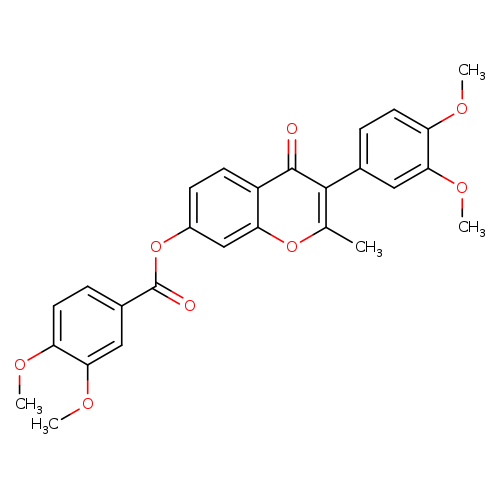 3-(3,4-dimethoxyphenyl)-2-methyl-4-oxo-4H-chromen-7-yl 3,4-dimethoxybenzoate