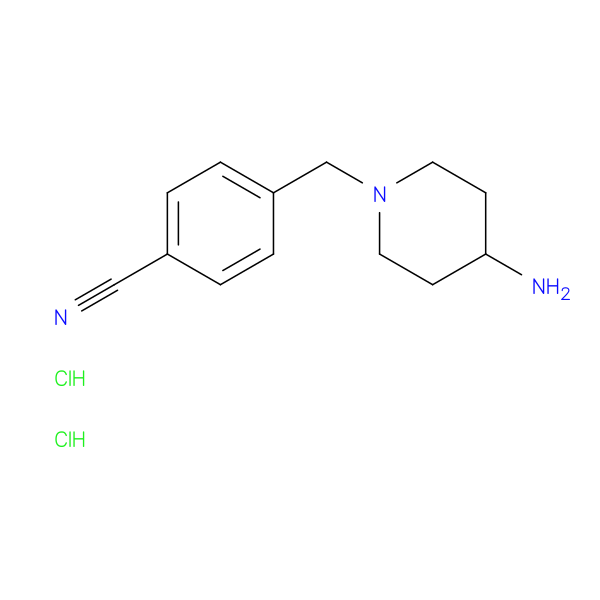 4-[(4-Aminopiperidin-1-yl)methyl]benzonitrile dihydrochloride