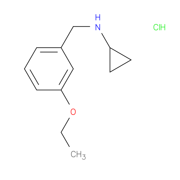 N-(3-ethoxybenzyl)cyclopropanamine hydrochloride