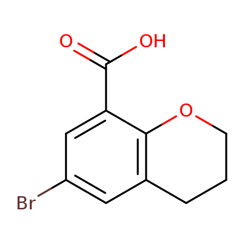 6-bromo-3,4-dihydro-2H-1-benzopyran-8-carboxylic acid