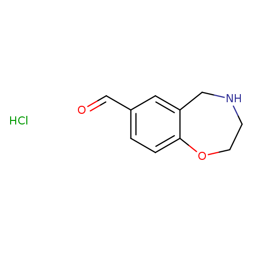 2,3,4,5-tetrahydro-1,4-benzoxazepine-7-carbaldehyde hydrochloride