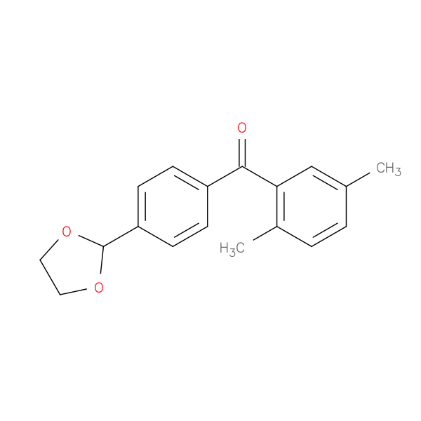 2,5-Dimethyl-4'-(1,3-dioxolan-2-yl)benzophenone