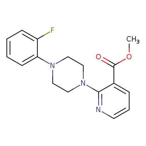 methyl 2-[4-(2-fluorophenyl)piperazin-1-yl]pyridine-3-carboxylate