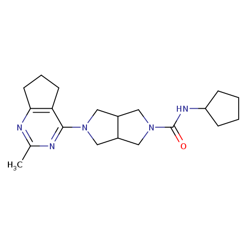 N-cyclopentyl-5-{2-methyl-5H,6H,7H-cyclopenta[d]pyrimidin-4-yl}-octahydropyrrolo[3,4-c]pyrrole-2-carboxamide