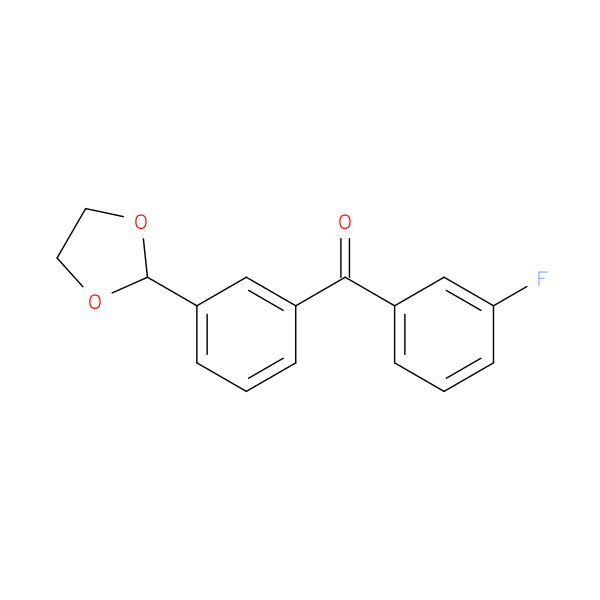 3-(1,3-Dioxolan-2-yl)-3'-fluorobenzophenone
