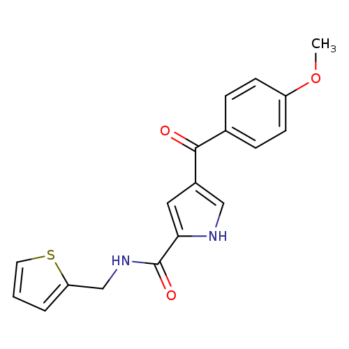 4-(4-methoxybenzoyl)-N-[(thiophen-2-yl)methyl]-1H-pyrrole-2-carboxamide