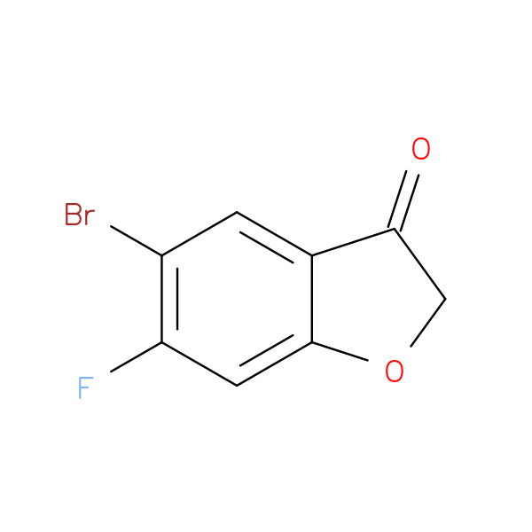 5-BROMO-6-FLUORO-2,3-DIHYDRO-1-BENZOFURAN-3-ONE