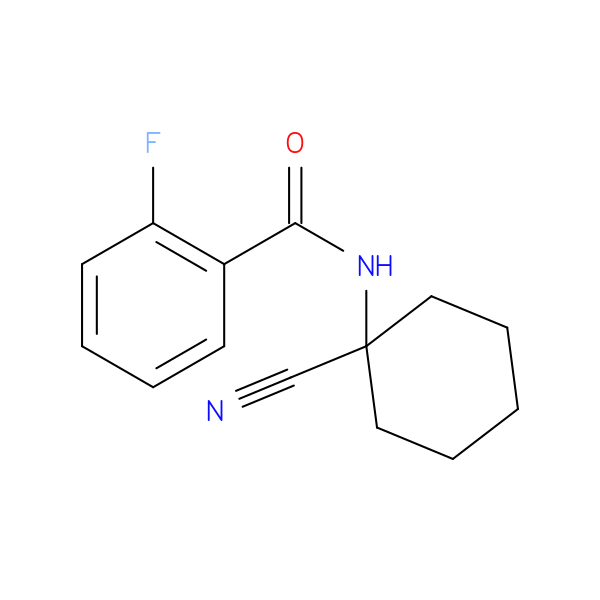 N-(1-CYANO-CYCLOHEXYL)-2-FLUORO-BENZAMIDE