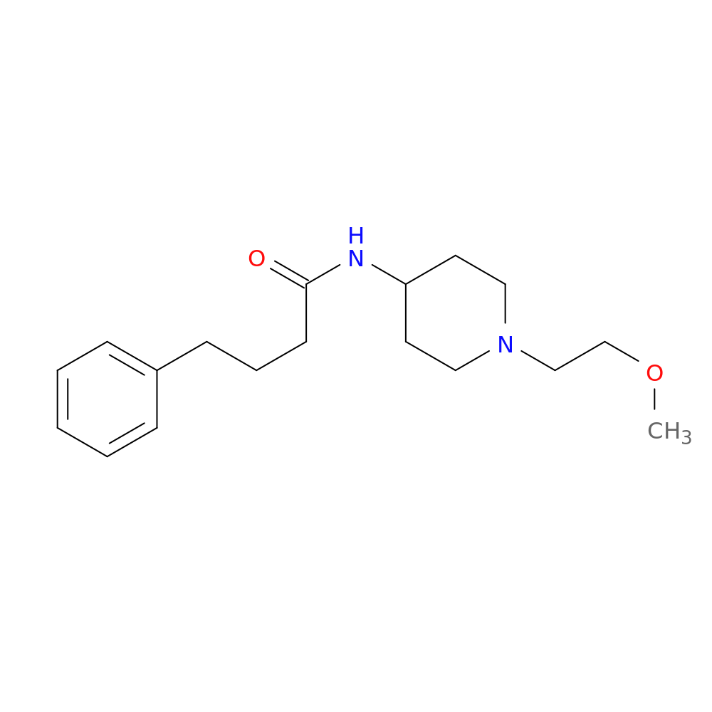 N-[1-(2-methoxyethyl)piperidin-4-yl]-4-phenylbutanamide