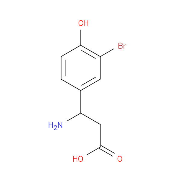 3-Amino-3-(3-bromo-4-hydroxyphenyl)propanoic acid