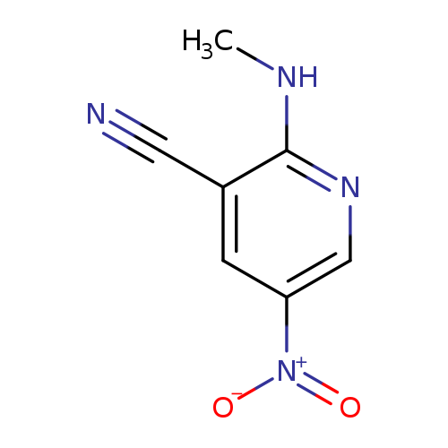 2-(methylamino)-5-nitropyridine-3-carbonitrile