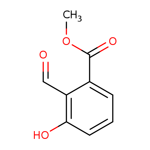Benzoic acid, 2-formyl-3-hydroxy-, methyl ester