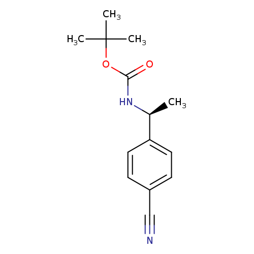 (S)-tert-butyl 1-(4-cyanophenyl)ethylcarbamate