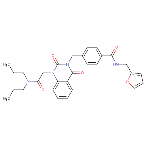 4-({1-[(dipropylcarbamoyl)methyl]-2,4-dioxo-1,2,3,4-tetrahydroquinazolin-3-yl}methyl)-N-[(furan-2-yl)methyl]benzamide