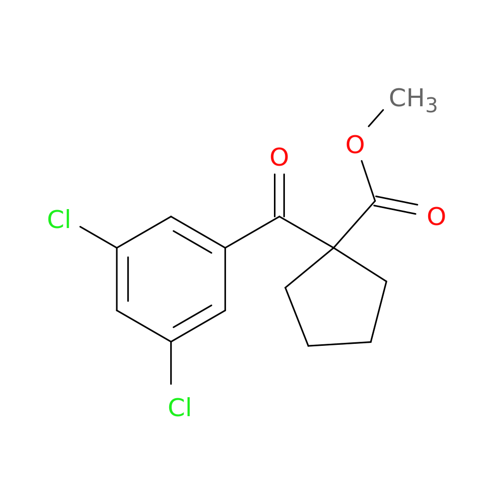 methyl 1-(3,5-dichlorobenzoyl)cyclopentane-1-carboxylate
