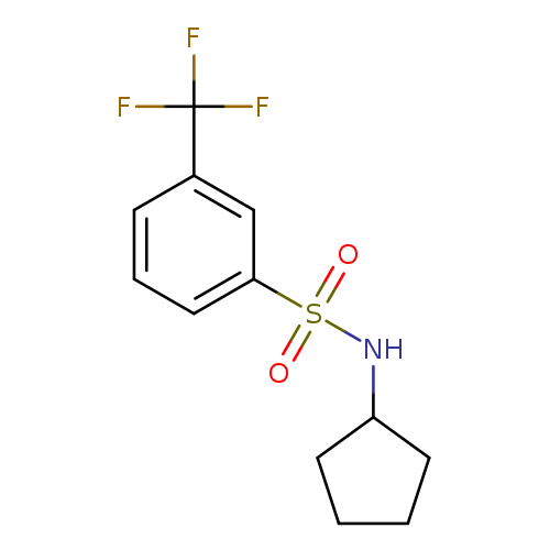 N-cyclopentyl-3-(trifluoromethyl)benzenesulfonamide