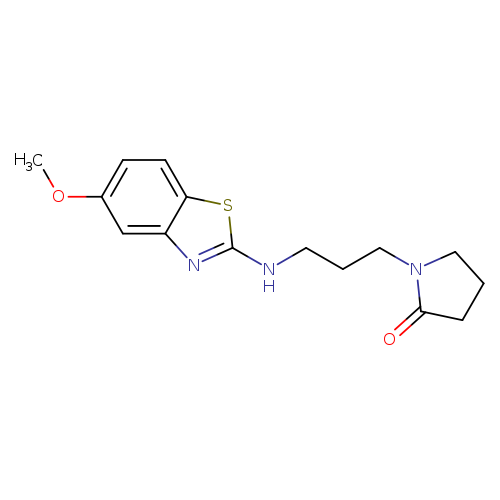 1-{3-[(5-methoxy-1,3-benzothiazol-2-yl)amino]propyl}pyrrolidin-2-one