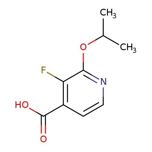 3-fluoro-2-(propan-2-yloxy)pyridine-4-carboxylic acid