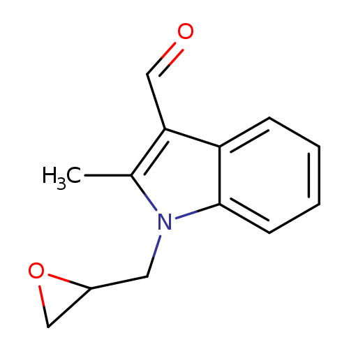 2-Methyl-1-(oxiran-2-ylmethyl)-1h-indole-3-carbaldehyde