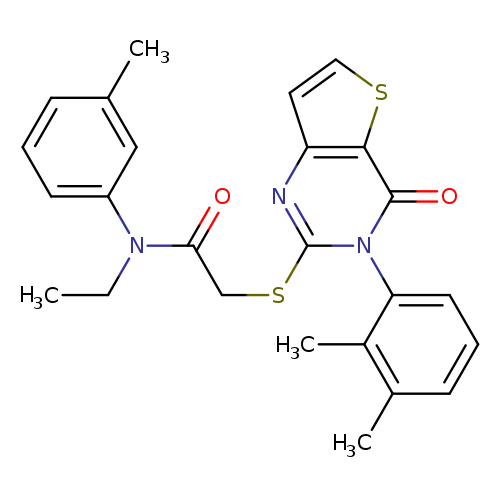 2-{[3-(2,3-dimethylphenyl)-4-oxo-3H,4H-thieno[3,2-d]pyrimidin-2-yl]sulfanyl}-N-ethyl-N-(3-methylphenyl)acetamide