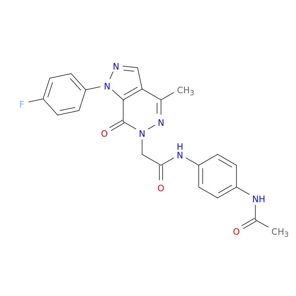 N-(4-acetamidophenyl)-2-[1-(4-fluorophenyl)-4-methyl-7-oxo-1H,6H,7H-pyrazolo[3,4-d]pyridazin-6-yl]acetamide