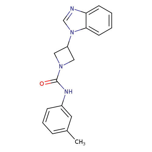 3-(1H-1,3-benzodiazol-1-yl)-N-(3-methylphenyl)azetidine-1-carboxamide