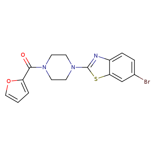 6-bromo-2-[4-(furan-2-carbonyl)piperazin-1-yl]-1,3-benzothiazole