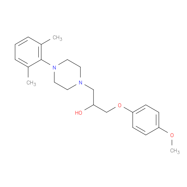 1-[4-(2,6-dimethylphenyl)piperazin-1-yl]-3-(4-methoxyphenoxy)propan-2-ol