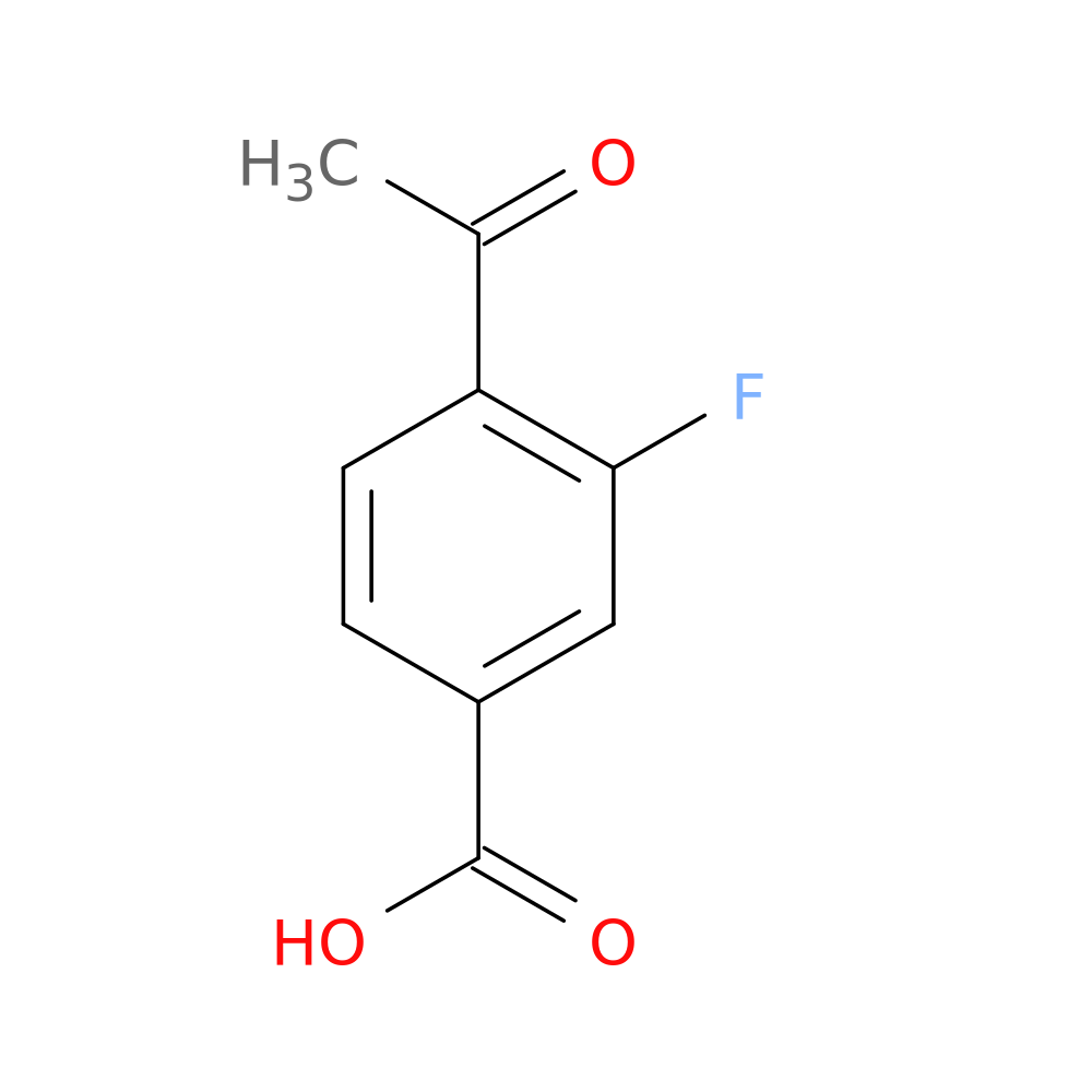 4-Acetyl-3-fluorobenzoic acid