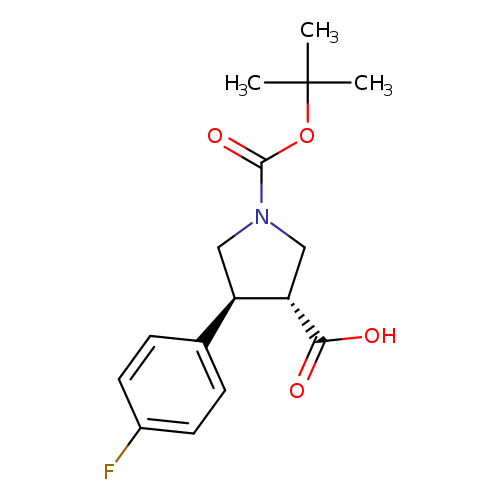 (3R,4R)-1-(tert-Butoxycarbonyl)-4-(4-fluorophenyl)pyrrolidine-3-carboxylic acid