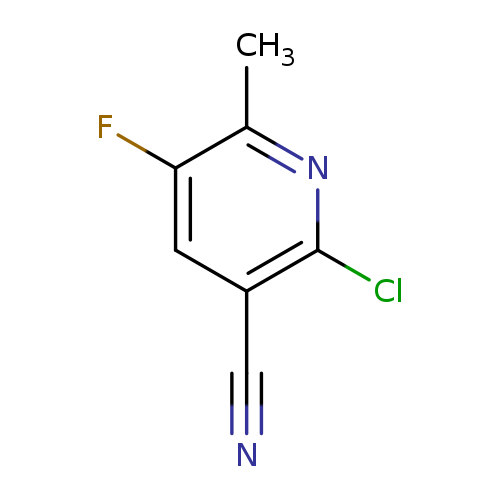 3-Pyridinecarbonitrile, 2-chloro-5-fluoro-6-methyl-