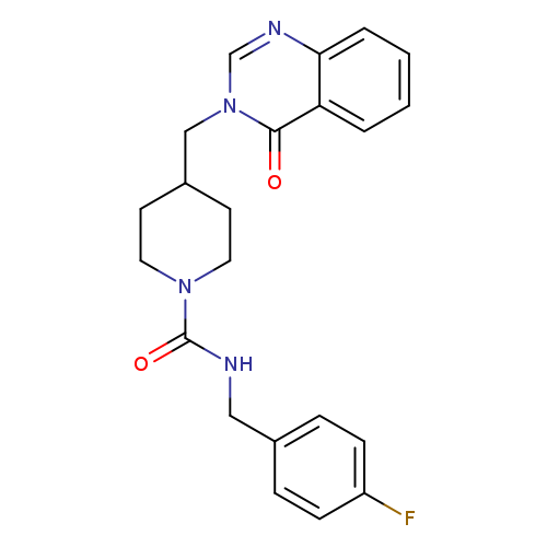 N-[(4-fluorophenyl)methyl]-4-[(4-oxo-3,4-dihydroquinazolin-3-yl)methyl]piperidine-1-carboxamide