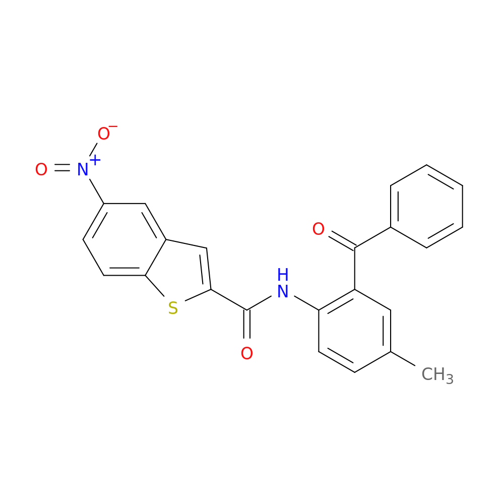 N-(2-benzoyl-4-methylphenyl)-5-nitro-1-benzothiophene-2-carboxamide