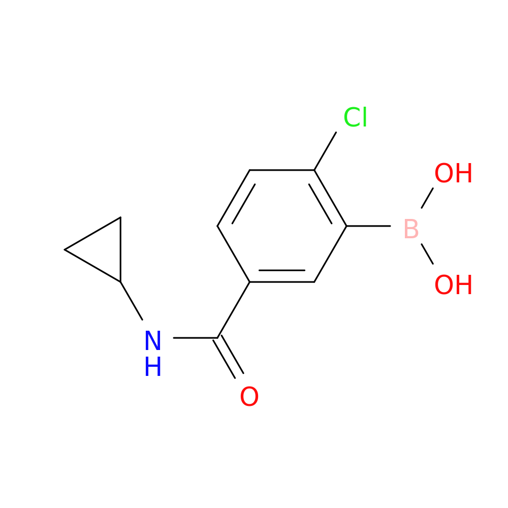 2-Chloro-5-(cyclopropylcarbamoyl)phenylboronic acid